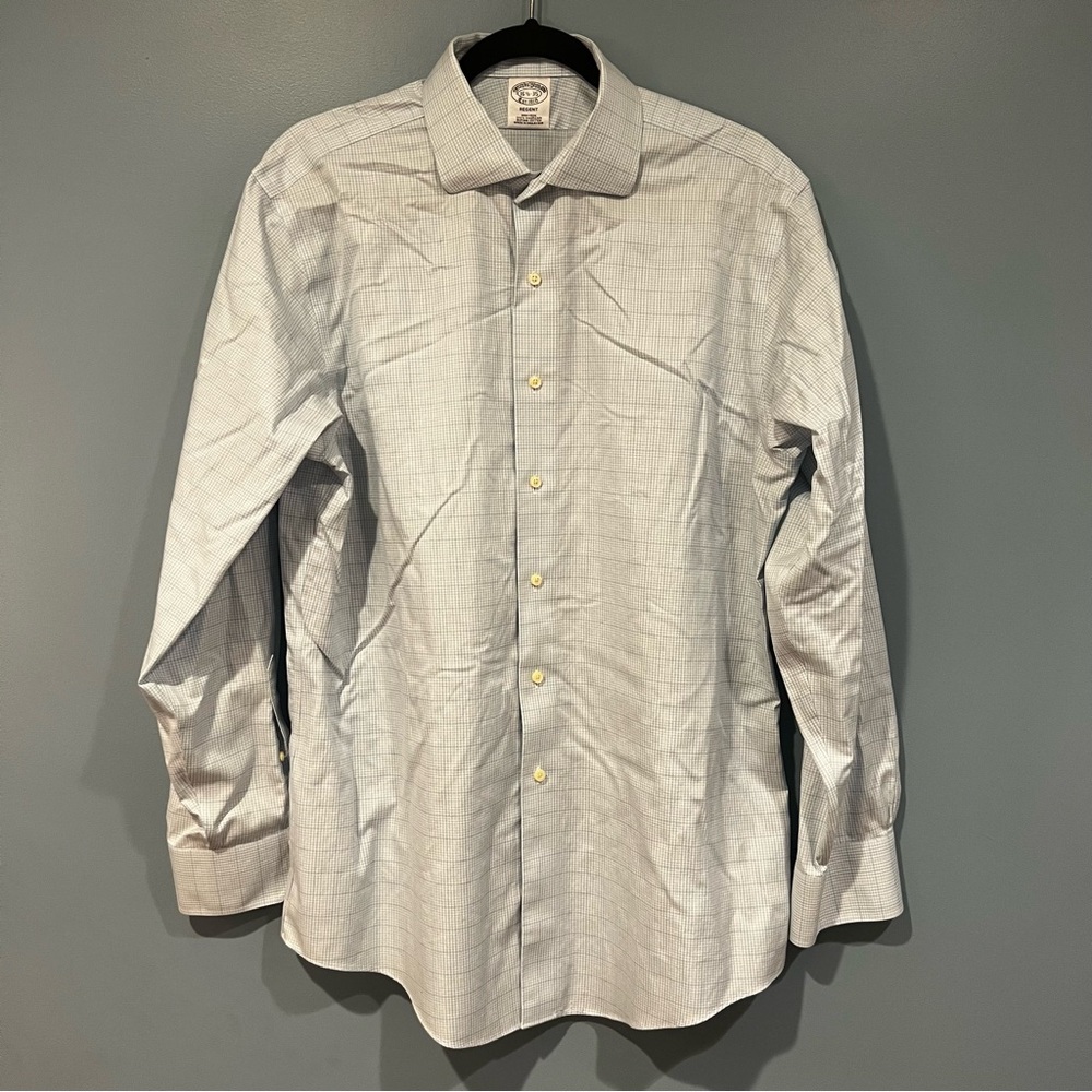 Brooks Brothers Regent Dress Shirt 16.5 35 16 1/2